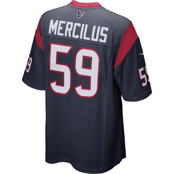 Men's Houston Texans Whitney Mercilus Nike Navy Game Jersey