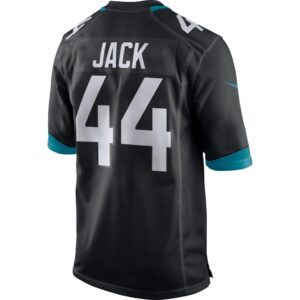 Men's Jacksonville Jaguars Myles Jack Nike Black Game Jersey