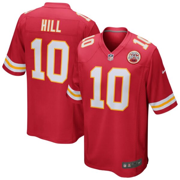 Men's Kansas City Chiefs Tyreek Hill Nike Red Game Jersey