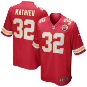 Men's Kansas City Chiefs Tyrann Mathieu Nike Red Game Jersey