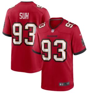 Men's Tampa Bay Buccaneers Ndamukong Suh Nike Red Game Jersey