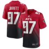 Men's Atlanta Falcons Grady Jarrett Nike Red 2nd Alternate Game Jersey