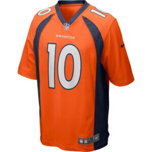 Men's Denver Broncos Jerry Jeudy Nike Orange Game Jersey