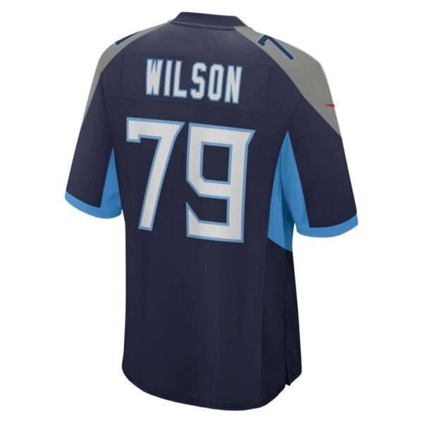 Men's Tennessee Titans Isaiah Wilson Nike Navy Game Jersey