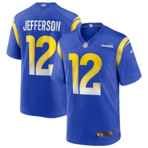 Men's Los Angeles Rams Van Jefferson Nike Royal Game Jersey