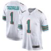 Men's Miami Dolphins Tua Tagovailoa Nike White 2nd Alternate Game Jersey