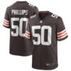 Men's Cleveland Browns Jacob Phillips Nike Brown Player Game Jersey