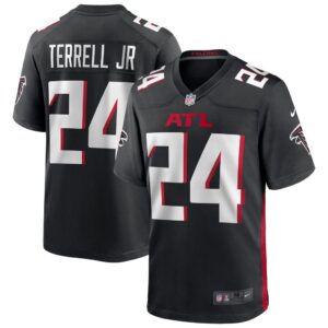 Men's Atlanta Falcons A.J. Terrell Jr. Nike Black Player Game Jersey