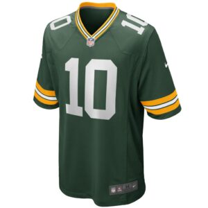 Men's Green Bay Packers Jordan Love Nike Green Player Game Jersey