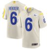 Men's Los Angeles Rams Johnny Hekker Nike Bone Game Jersey