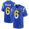 Men's Los Angeles Rams Johnny Hekker Nike Royal Game Jersey