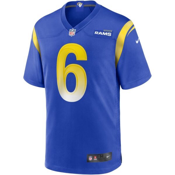 Men's Los Angeles Rams Johnny Hekker Nike Royal Game Jersey