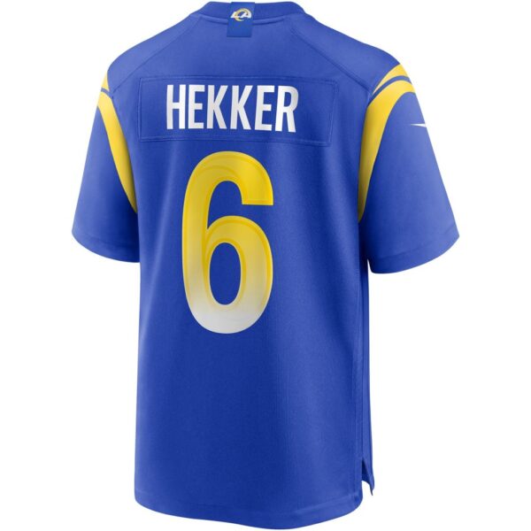 Men's Los Angeles Rams Johnny Hekker Nike Royal Game Jersey