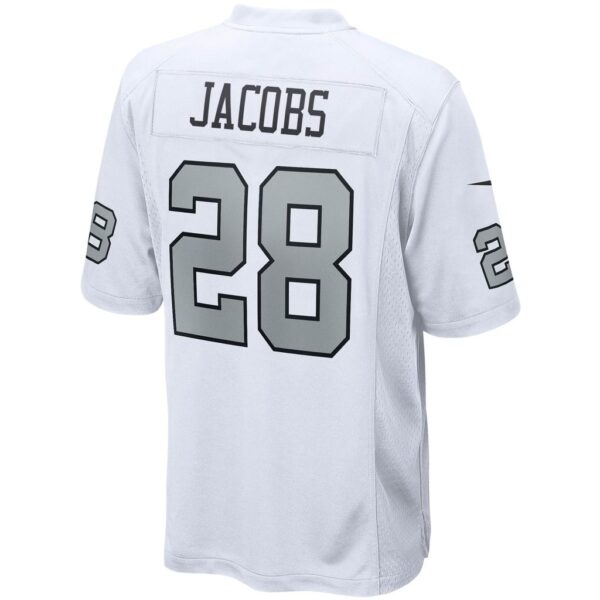 Men's Las Vegas Raiders Josh Jacobs Nike White Alternate Game Jersey