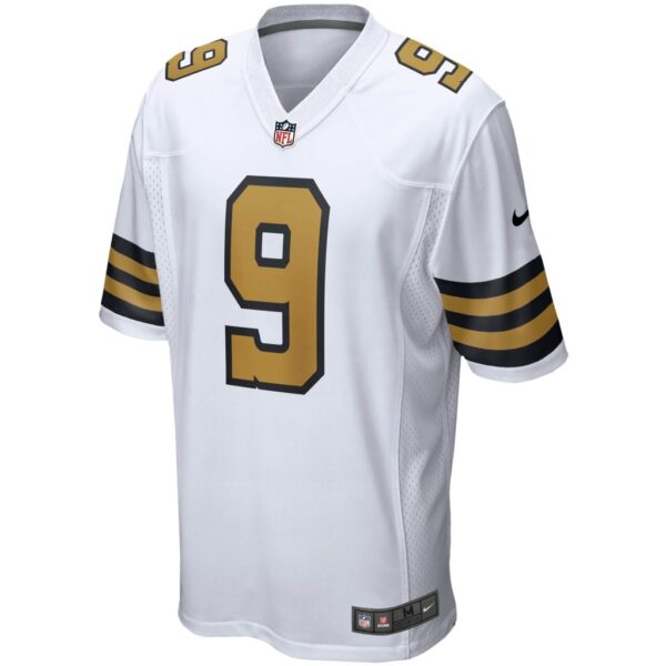 Men's New Orleans Saints Drew Brees Nike White Alternate Game Jersey