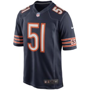 Men's Chicago Bears Dick Butkus Nike Navy Game Retired Player Jersey