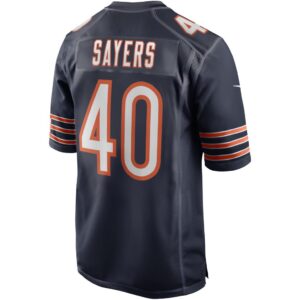 Men's Chicago Bears Gale Sayers Nike Navy Game Retired Player Jersey