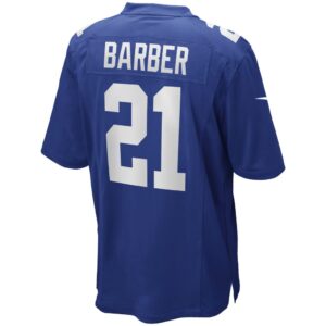 Men's New York Giants Tiki Barber Nike Royal Game Retired Player Jersey