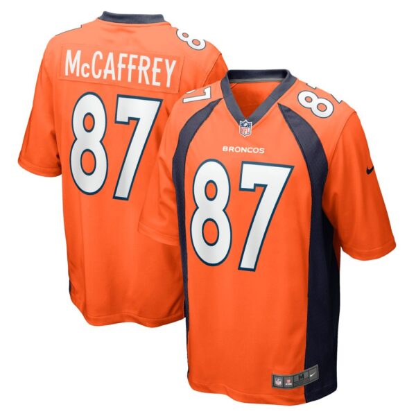 Men's Denver Broncos Ed McCaffrey Nike Orange Game Retired Player Jersey