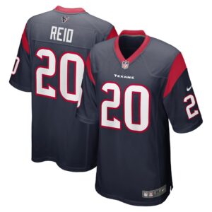 Men's Houston Texans Justin Reid Nike Navy Game Jersey