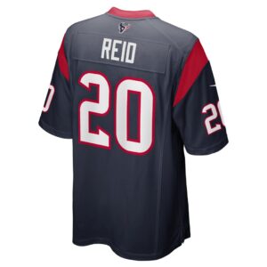 Men's Houston Texans Justin Reid Nike Navy Game Jersey