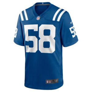 Men's Indianapolis Colts Bobby Okereke Nike Royal Game Jersey