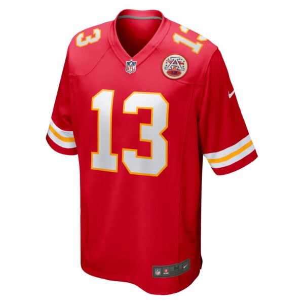 Men's Kansas City Chiefs Byron Pringle Nike Red Game Jersey