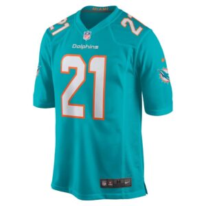 Men's Miami Dolphins Eric Rowe Nike Aqua Game Jersey