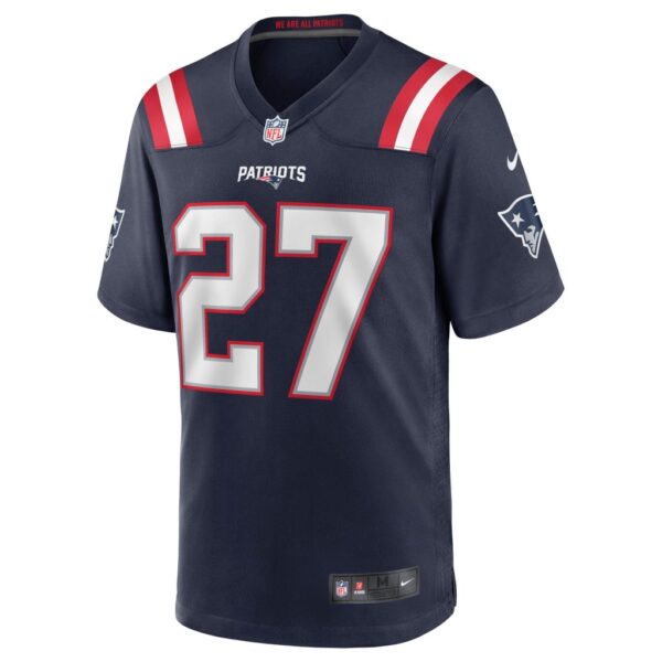 Men's New England Patriots J.C. Jackson Nike Navy Game Jersey