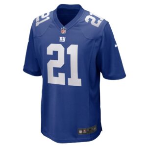 Men's New York Giants Jabrill Peppers Nike Royal Game Jersey