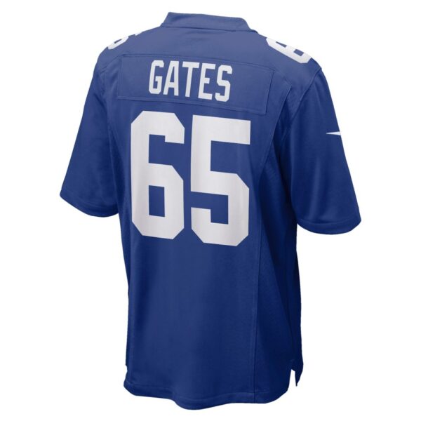 Men's New York Giants Nick Gates Nike Royal Game Jersey