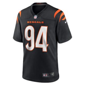 Men's Cincinnati Bengals Sam Hubbard Nike Black Game Jersey