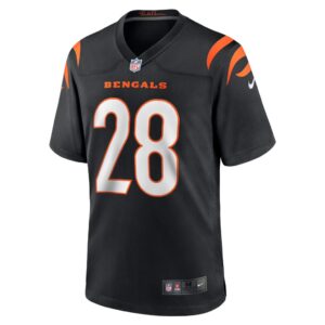 Men's Cincinnati Bengals Joe Mixon Nike Black Game Jersey