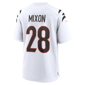 Men's Cincinnati Bengals Joe Mixon Nike White Player Game Jersey