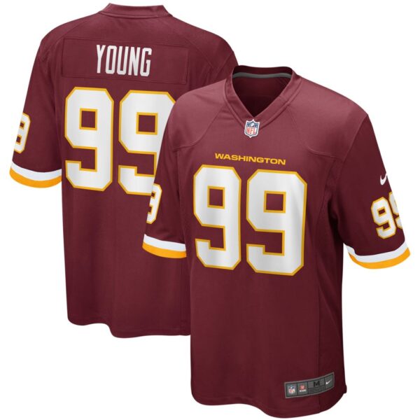 Men's Washington Football Team Chase Young Nike Burgundy Player Game Jersey