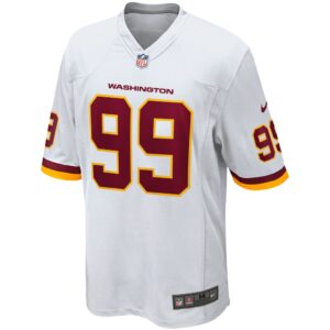 Men's Washington Football Team Chase Young Nike White Player Game Jersey