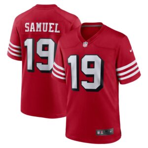 Men's San Francisco 49ers Deebo Samuel Nike Scarlet Alternate Player Game Jersey