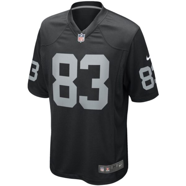 Men's Las Vegas Raiders Darren Waller Nike Black Game Player Jersey