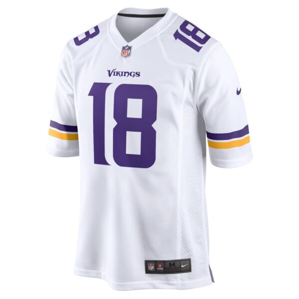 Men's Minnesota Vikings Justin Jefferson Nike White Game Jersey