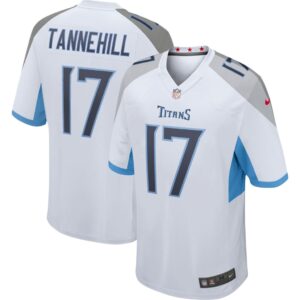 Men's Tennessee Titans Ryan Tannehill Nike White Game Jersey