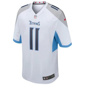 Men's Tennessee Titans AJ Brown Nike White Game Jersey