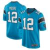 Men's Carolina Panthers DJ Moore Nike Blue Game Jersey