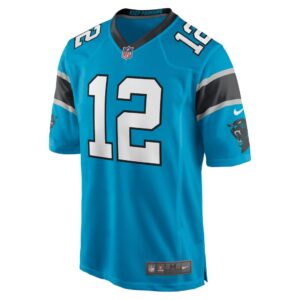 Men's Carolina Panthers DJ Moore Nike Blue Game Jersey