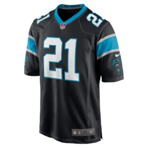 Men's Carolina Panthers Jeremy Chinn Nike Black Game Player Jersey