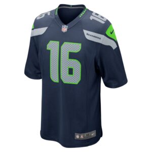 Men's Seattle Seahawks Tyler Lockett Nike College Navy Game Team Jersey