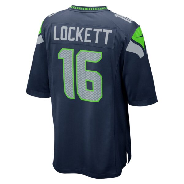 Men's Seattle Seahawks Tyler Lockett Nike College Navy Game Team Jersey