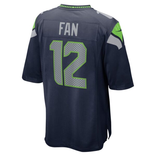 Men's Seattle Seahawks 12th Fan Nike College Navy Game Team Jersey