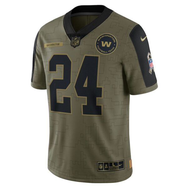 Men's Washington Football Team Antonio Gibson Nike Olive 2021 Salute To Service Limited Player Jersey