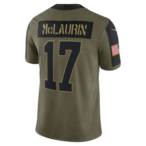 Men's Washington Football Team Terry McLaurin Nike Olive 2021 Salute To Service Limited Player Jersey