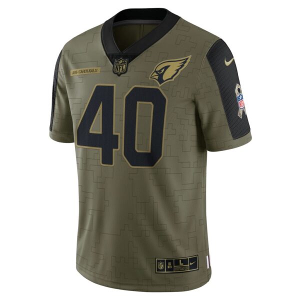 Men's Arizona Cardinals Pat Tillman Nike Olive 2021 Salute To Service Retired Player Limited Jersey